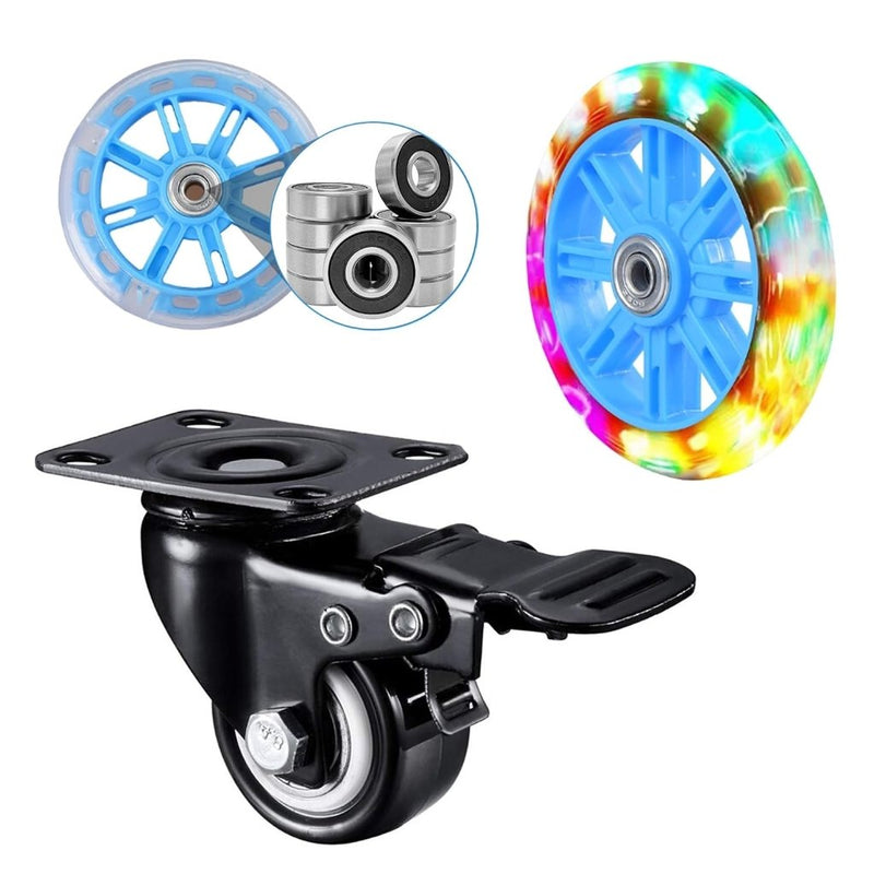 Load image into Gallery viewer, Rybtd 20 STUKS Skateboardlagers kleurenminiatuur, Dubbel afgeschermde lagers ABEC-9 608 2RS Skateboard Lager voor Lange Skateboards Vierwielige Skates Wielen Vervangende Lager - happygetfit.com
