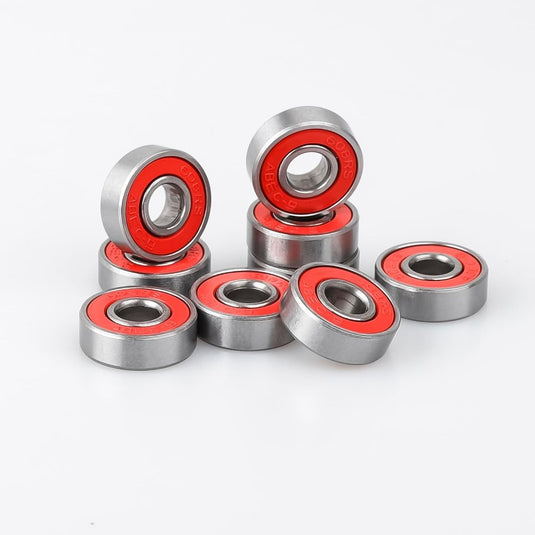 Rybtd 20 STUKS Skateboardlagers kleurenminiatuur, Dubbel afgeschermde lagers ABEC-9 608 2RS Skateboard Lager voor Lange Skateboards Vierwielige Skates Wielen Vervangende Lager - happygetfit.com