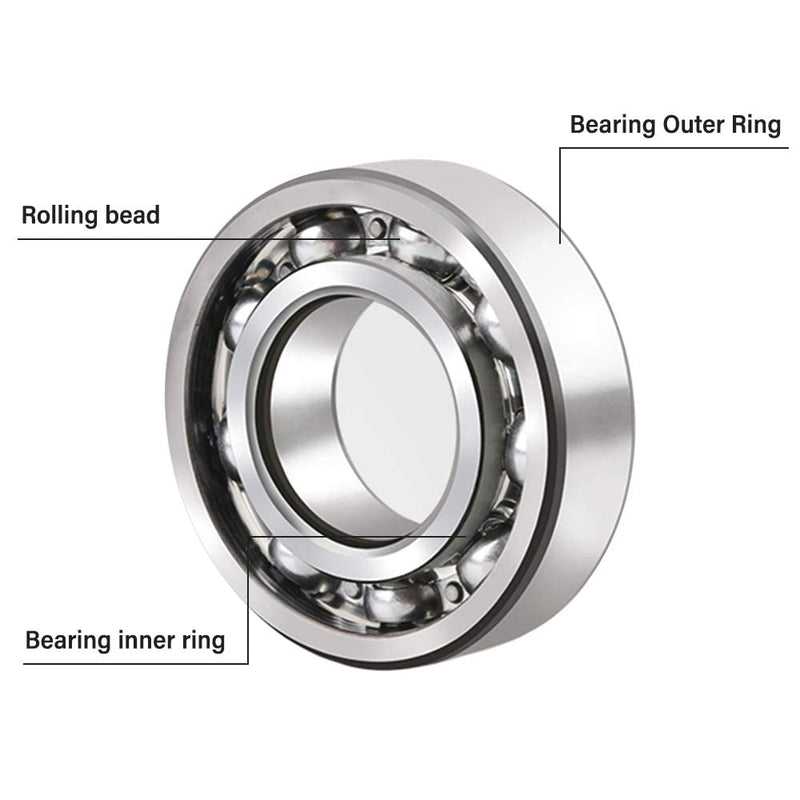 Load image into Gallery viewer, Rybtd 20 STUKS Skateboardlagers kleurenminiatuur, Dubbel afgeschermde lagers ABEC-9 608 2RS Skateboard Lager voor Lange Skateboards Vierwielige Skates Wielen Vervangende Lager - happygetfit.com
