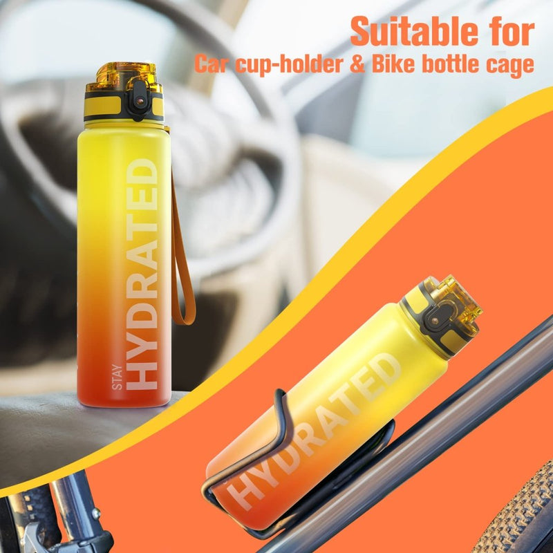 Laad afbeelding in Galerijviewer, Sahara Sailor Water Bottle, 32/25/17oz Durable and Leakproof Water Bottles Motivational with Time Marker, Tritan, BPA Free, Wide Mouth with Easy Clean Brush for Gym, Travel, School, Office (1 Bottle) - happygetfit.com
