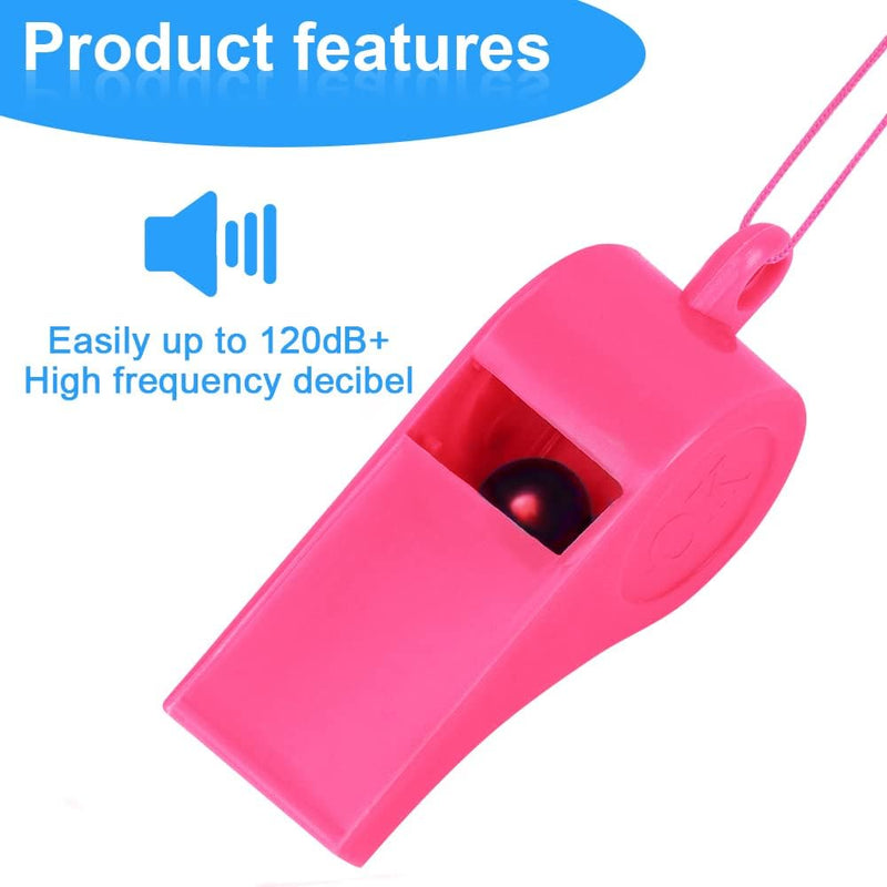 Charger l’image dans la visionneuse de galerie, Scheidsrechterfluitjes 20 stuks van ABS kunststof met draagkoord in 5 kleuren – sportfluitjes – trainingsfluitjes - happygetfit.com
