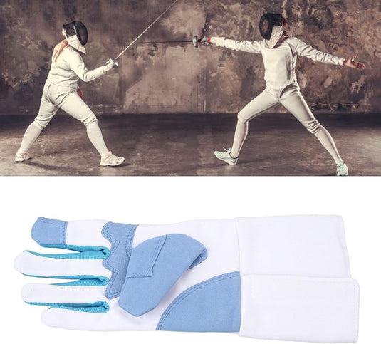 Schermhandschoen rechterhand maat XL van ademend polyester met antislip grip – schermsport – degenschermen - happygetfit.com