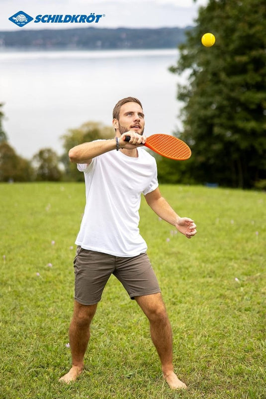 Schildkröt Attenennis set, 2 rackets, 2 softballen, in nettas, 970130 - happygetfit.com