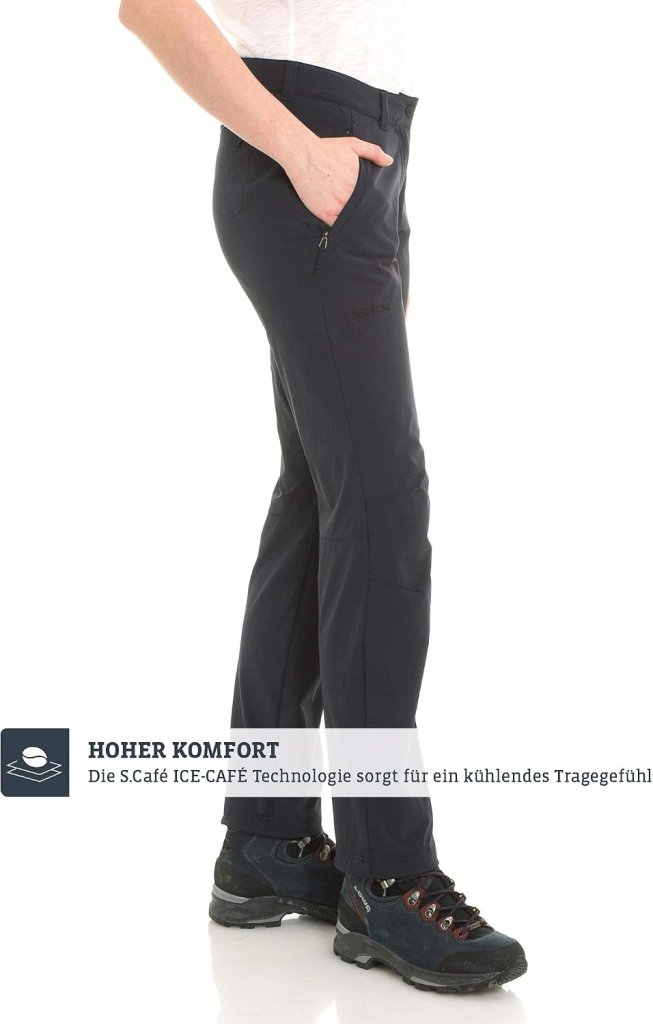 Load image into Gallery viewer, Schöffel Engadin1 damesbroek, duurzame damesbroek voor wandelingen, waterafstotende outdoorbroek met sportieve snit - happygetfit.com

