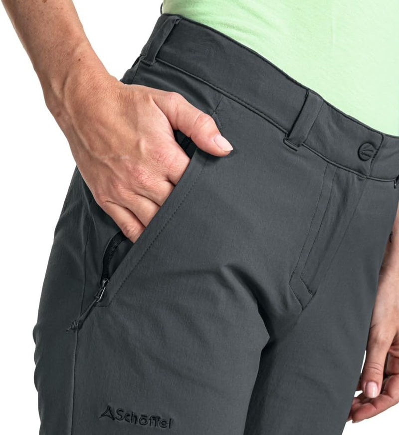 Load image into Gallery viewer, Schöffel Engadin1 damesbroek, duurzame damesbroek voor wandelingen, waterafstotende outdoorbroek met sportieve snit - happygetfit.com
