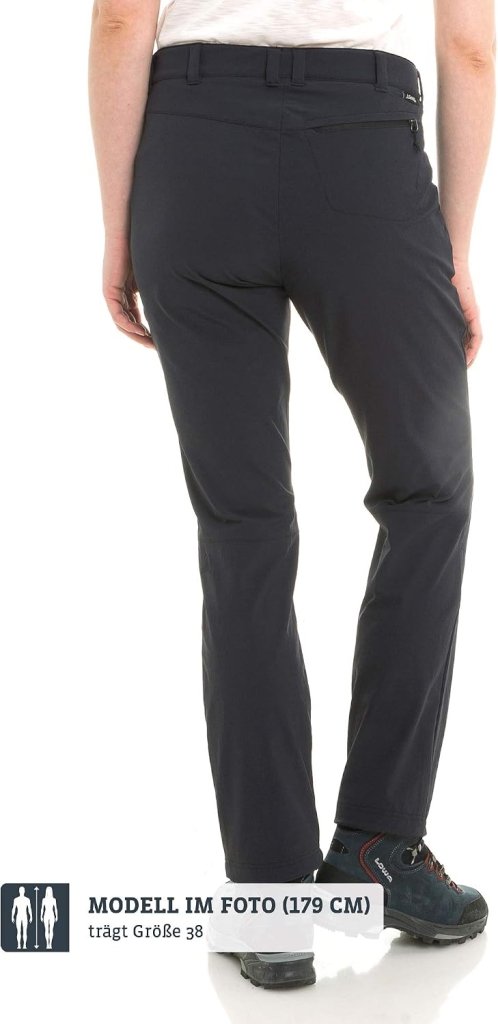 Load image into Gallery viewer, Schöffel Engadin1 damesbroek, duurzame damesbroek voor wandelingen, waterafstotende outdoorbroek met sportieve snit - happygetfit.com
