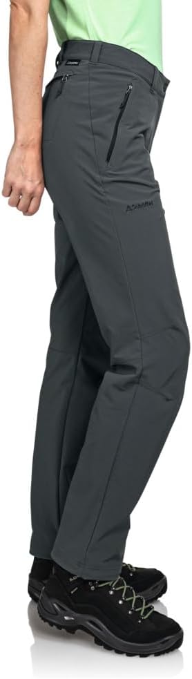 Schöffel Engadin1 damesbroek, duurzame damesbroek voor wandelingen, waterafstotende outdoorbroek met sportieve snit - happygetfit.com