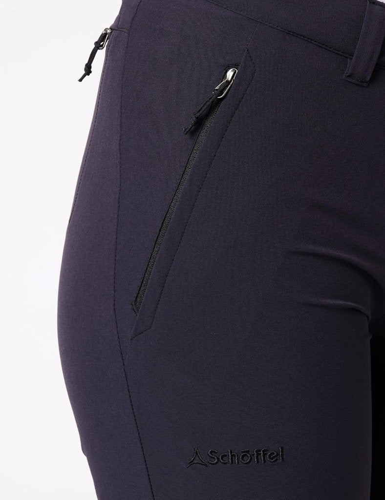 Load image into Gallery viewer, Schöffel Engadin1 damesbroek, duurzame damesbroek voor wandelingen, waterafstotende outdoorbroek met sportieve snit - happygetfit.com
