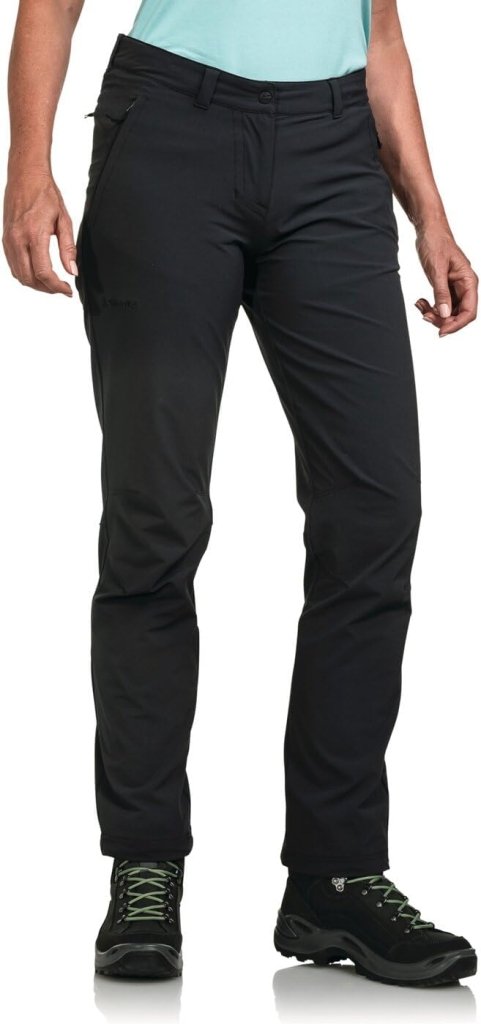 Load image into Gallery viewer, Schöffel Engadin1 damesbroek, duurzame damesbroek voor wandelingen, waterafstotende outdoorbroek met sportieve snit - happygetfit.com

