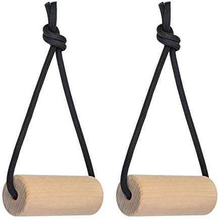 Laad afbeelding in Galerijviewer, Set van 2 houten grip krachttrainer trainingsgrepen belastbaar tot 150 kg - diameter 3 cm of 7 cm - happygetfit.com
