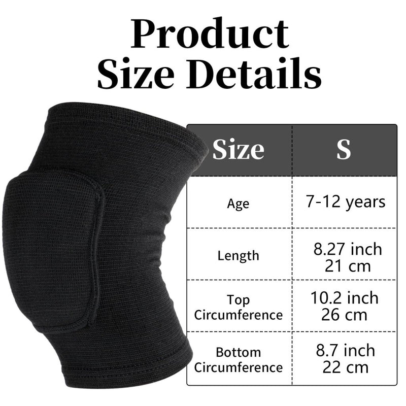 Laad afbeelding in Galerijviewer, Sibba Kids Knee Pad, Breathable Elastic Knee Brace, Anti-Slip Padded Sponge Knee Protector for Volleyball Basketball Football (Blue) - happygetfit.com
