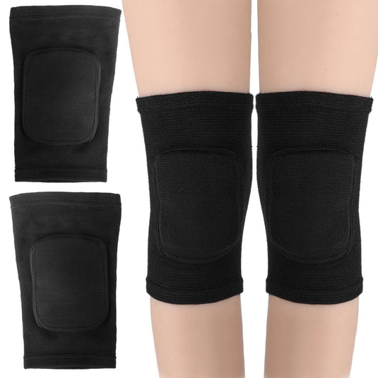Sibba Kids Knee Pad, Breathable Elastic Knee Brace, Anti-Slip Padded Sponge Knee Protector for Volleyball Basketball Football (Blue) - happygetfit.com