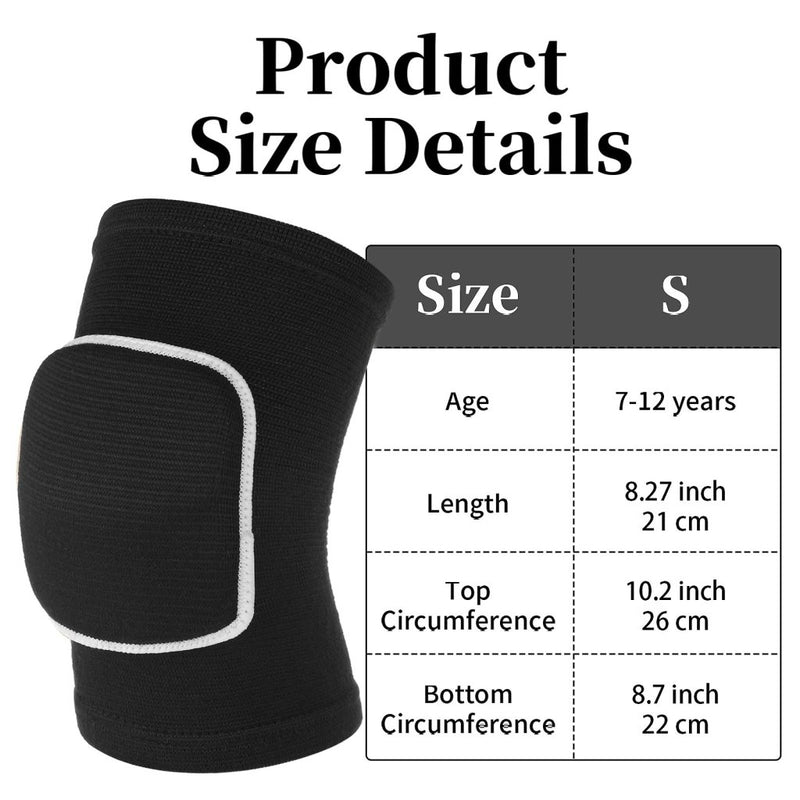 Laad afbeelding in Galerijviewer, Sibba Kids Knee Pad, Breathable Elastic Knee Brace, Anti-Slip Padded Sponge Knee Protector for Volleyball Basketball Football (Blue) - happygetfit.com
