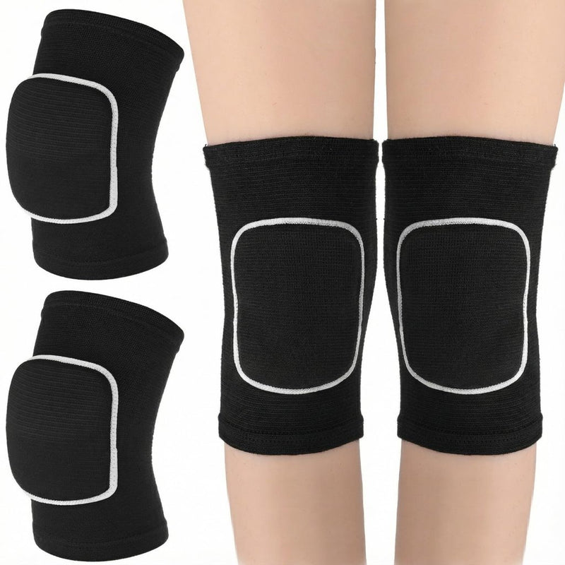 Laad afbeelding in Galerijviewer, Sibba Kids Knee Pad, Breathable Elastic Knee Brace, Anti-Slip Padded Sponge Knee Protector for Volleyball Basketball Football (Blue) - happygetfit.com
