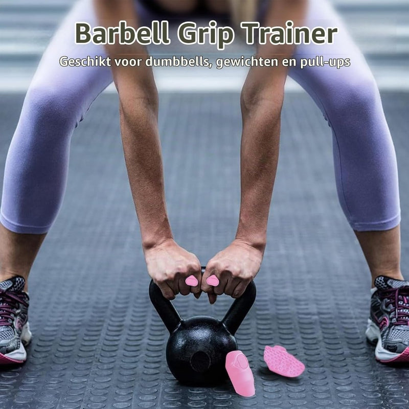 Charger l’image dans la visionneuse de galerie, Siliconen fitness grips voor gewichtheffen met antislip oppervlak en handpalmbescherming – deadlift grips – krachttrainingsaccessoires - happygetfit.com
