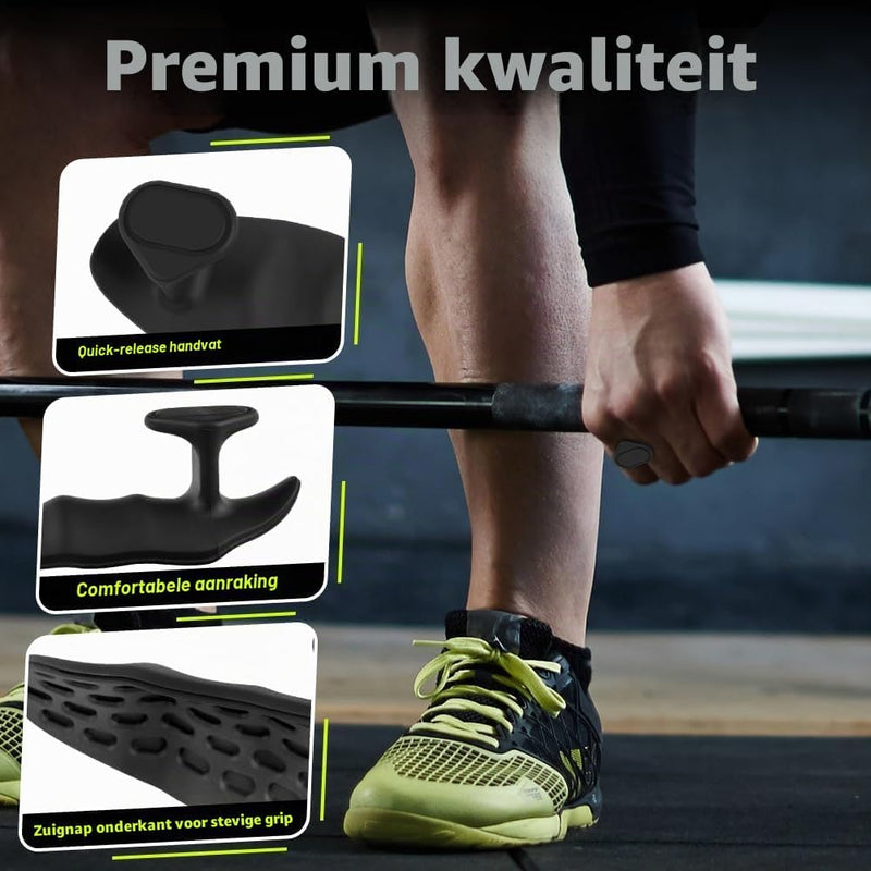 Charger l’image dans la visionneuse de galerie, Siliconen fitness grips voor gewichtheffen met antislip oppervlak en handpalmbescherming – deadlift grips – krachttrainingsaccessoires - happygetfit.com

