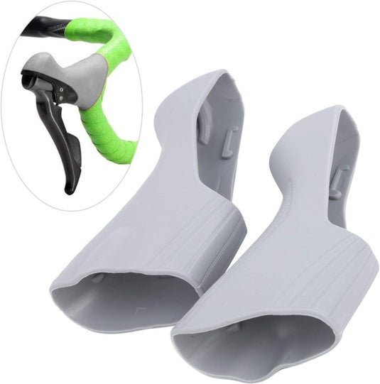 Siliconen remgreephoezen 2 stuks voor Shimano ST-R7000 en ST-R8000 racefietsen – remhendelhoezen – fietsgrips - happygetfit.com