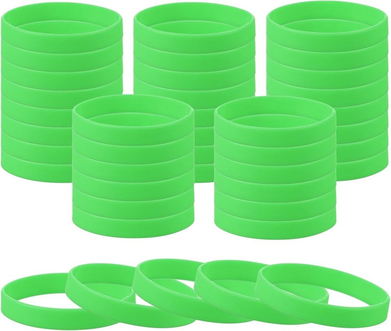 Laad afbeelding in Galerijviewer, Siliconen sport polsbandjes 205x12 mm (60 stuks) - Elastische rubberen armbanden - Event &amp; sportpolsbandjes - happygetfit.com
