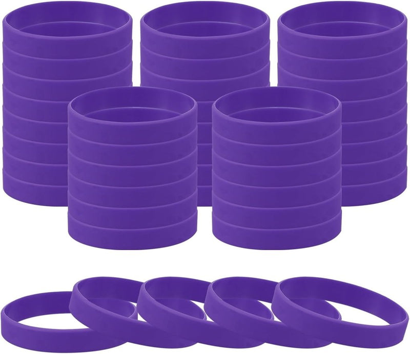 Laad afbeelding in Galerijviewer, Siliconen sport polsbandjes 205x12 mm (60 stuks) - Elastische rubberen armbanden - Event &amp; sportpolsbandjes - happygetfit.com
