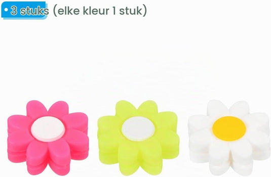Siliconen tennisracketdempers (3 stuks) - Zachte trillingsdempers tennis - Tennis accessoires & cadeau - happygetfit.com