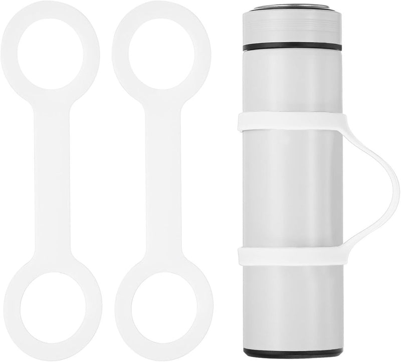 Laden Sie das Bild in Galerie -Viewer, Siliconen waterfles draaggreep (2 stuks) - Antislip fleshouder riem - Fles draagriem 500-1000 ml - happygetfit.com
