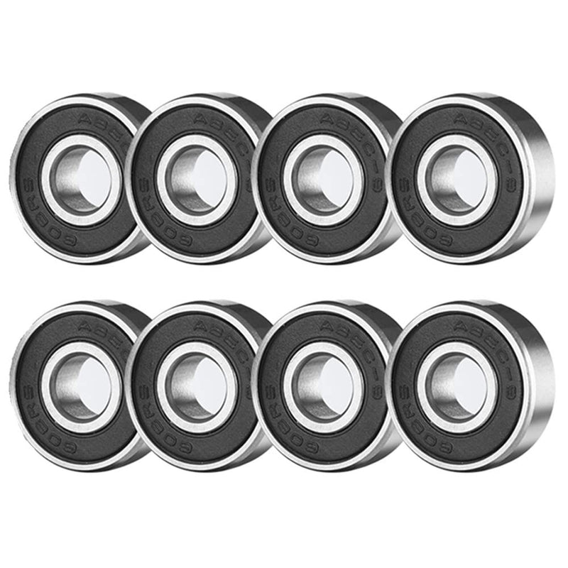 Laad afbeelding in Galerijviewer, Skate lagers 608RS ABEC-9 set van 16 zwart - happygetfit.com
