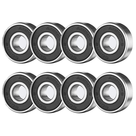 Skate lagers 608RS ABEC-9 set van 16 zwart - happygetfit.com