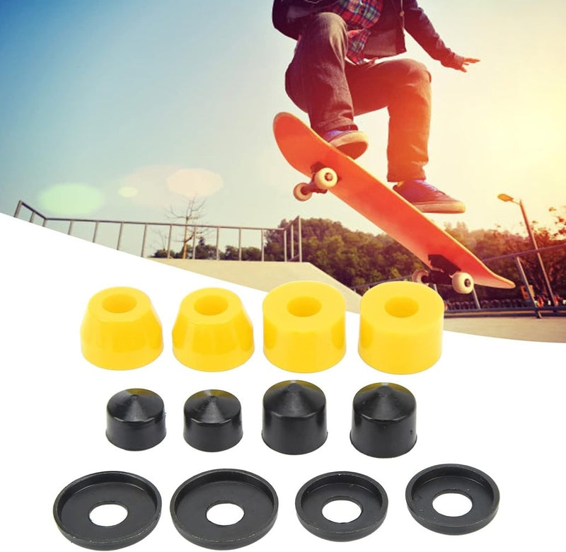Load image into Gallery viewer, Skateboard bushings 90A 12-delige vervangingsset – PU stuurrubbers – longboard skateboard accessoires - happygetfit.com
