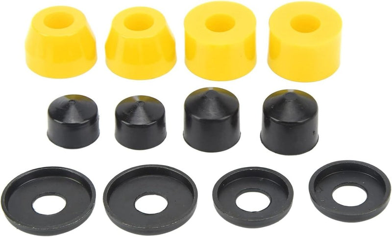 Load image into Gallery viewer, Skateboard bushings 90A 12-delige vervangingsset – PU stuurrubbers – longboard skateboard accessoires - happygetfit.com

