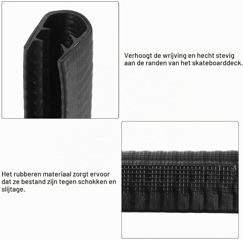Laad afbeelding in Galerijviewer, Skateboard deck guards protector 8,7 inch (2 stuks) - Randbescherming voor skateboards - Deck randbeschemer gear - happygetfit.com

