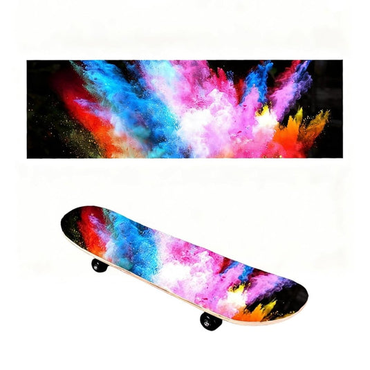 Skateboard griptape 84 x 23 cm antislip met luchtgaatjes – longboard grip tape – skateboard accessoires - happygetfit.com