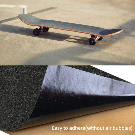 Skateboard griptape zelfklevend zwart 115 x 27 cm - happygetfit.com