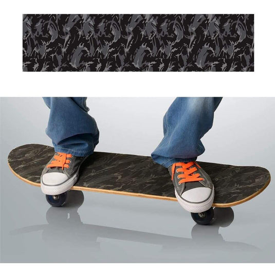 Skateboard griptape zelfklevend zwart 115 x 27 cm - happygetfit.com