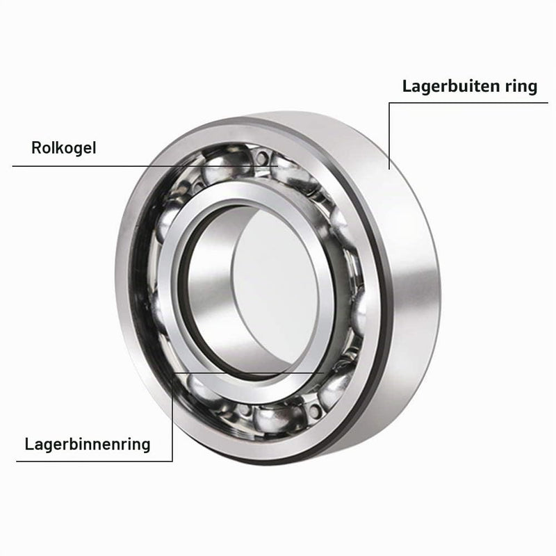 Load image into Gallery viewer, Skateboard kogellagers 608 2RS ABEC-9 10 stuks 8 x 22 x 7 mm zwart – vervangingslagers - happygetfit.com
