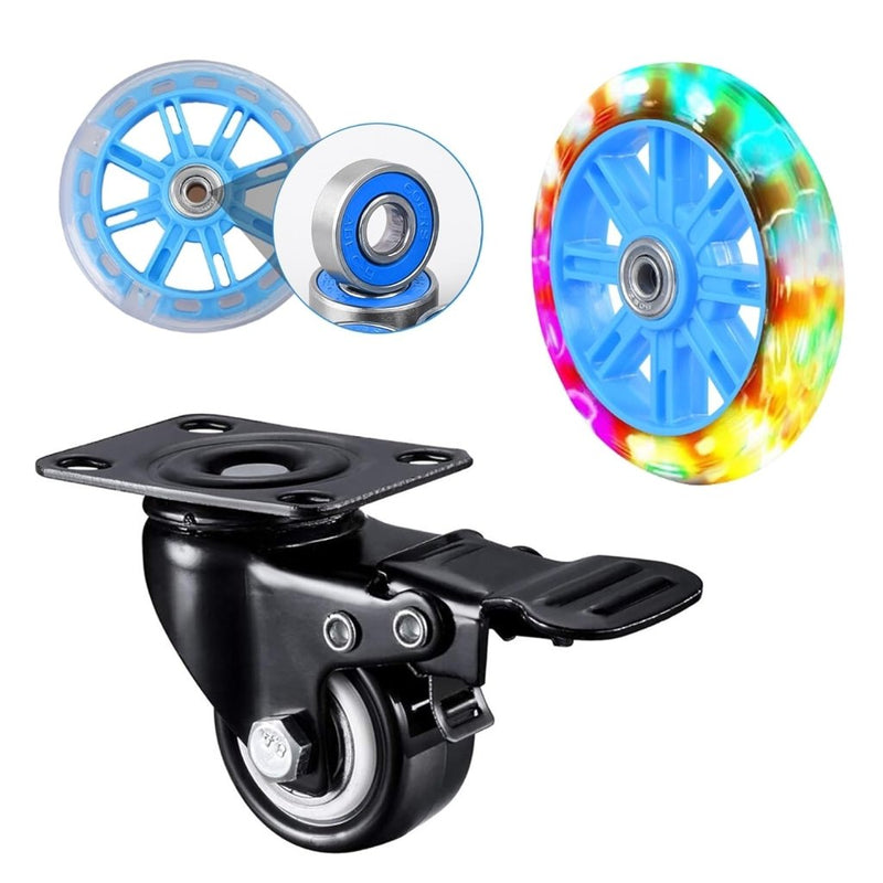Load image into Gallery viewer, Skateboard kogellagers 608 2RS ABEC-9 10 stuks 8 x 22 x 7 mm zwart – vervangingslagers - happygetfit.com
