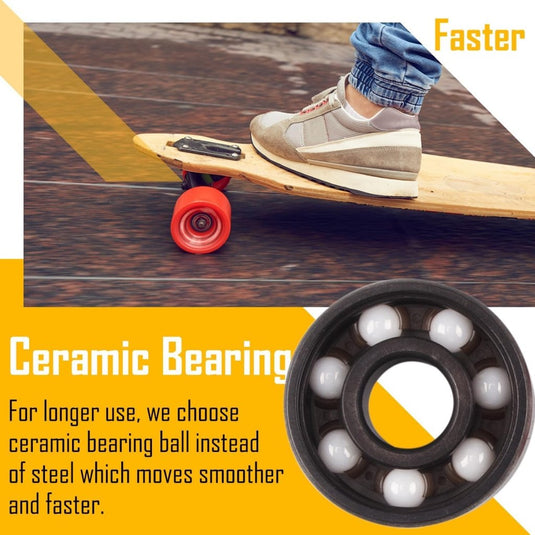 Skateboard lagers 608-2RS ABEC-11 set van 8 - happygetfit.com