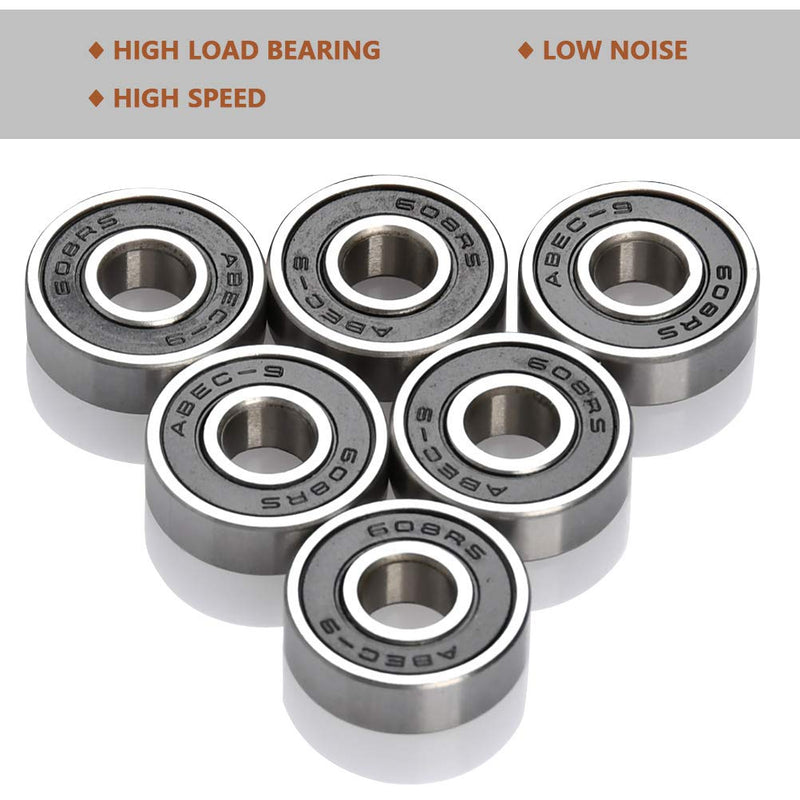 Load image into Gallery viewer, Skateboard lagers 608RS set van 20 stuks 8 x 22 x 7 mm - happygetfit.com
