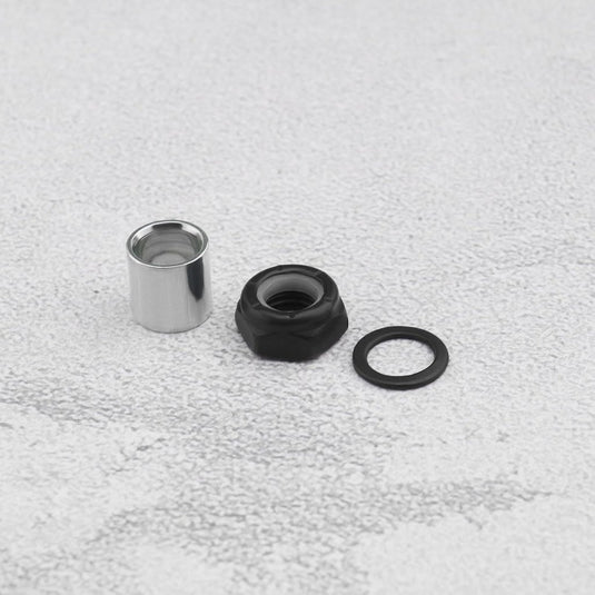 Skateboard truck rebuild kit 32-delig zwart zilver - happygetfit.com