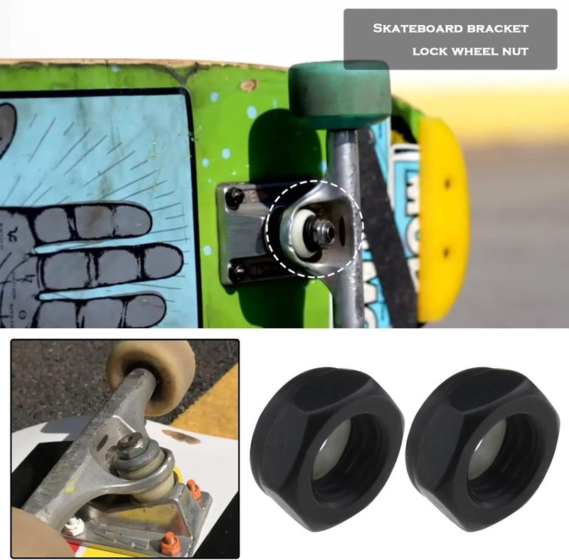 Laad afbeelding in Galerijviewer, Skateboard truck rebuild kit 32-delig zwart zilver - happygetfit.com
