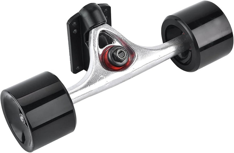 Laad afbeelding in Galerijviewer, Skateboard truck set met wielen en lagers zwart - happygetfit.com

