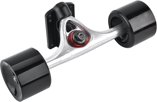 Skateboard truck set met wielen en lagers zwart - happygetfit.com