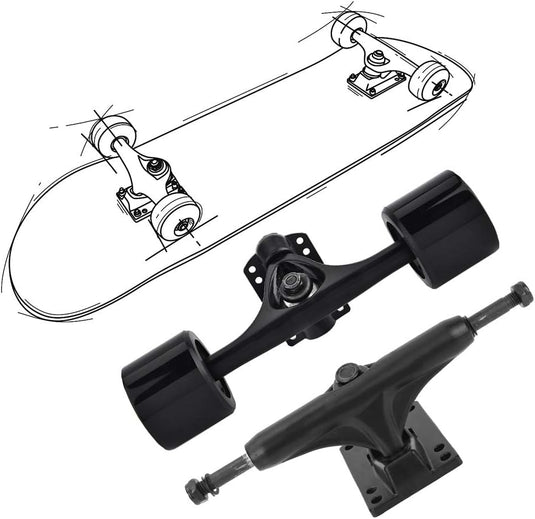 Skateboard trucks set van 2 voor longboard - happygetfit.com