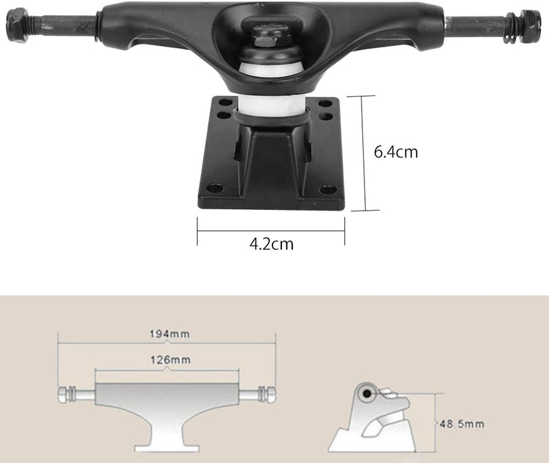 Laad afbeelding in Galerijviewer, Skateboard trucks set van 2 voor longboard - happygetfit.com
