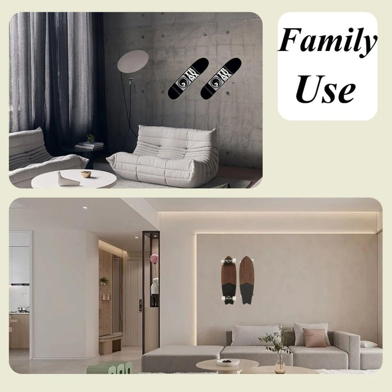 Load image into Gallery viewer, Skateboard Wall Hanger, Display Rack Voor Skateboard Deck, Mount - happygetfit.com
