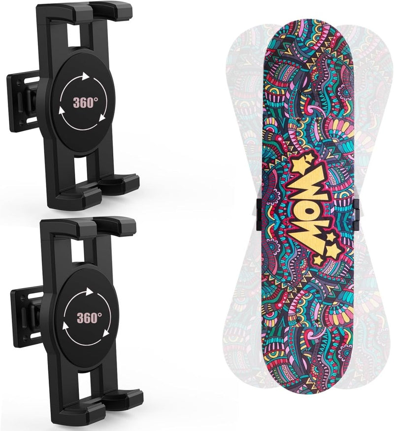 Laad afbeelding in Galerijviewer, Skateboard wandhouder 360° draaibaar 2 stuks tot 15 kg – deck displayhouder – skate accessoires - happygetfit.com
