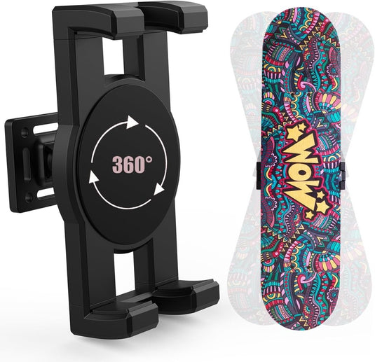 Skateboard wandhouder 360° draaibaar 2 stuks tot 15 kg – deck displayhouder – skate accessoires - happygetfit.com
