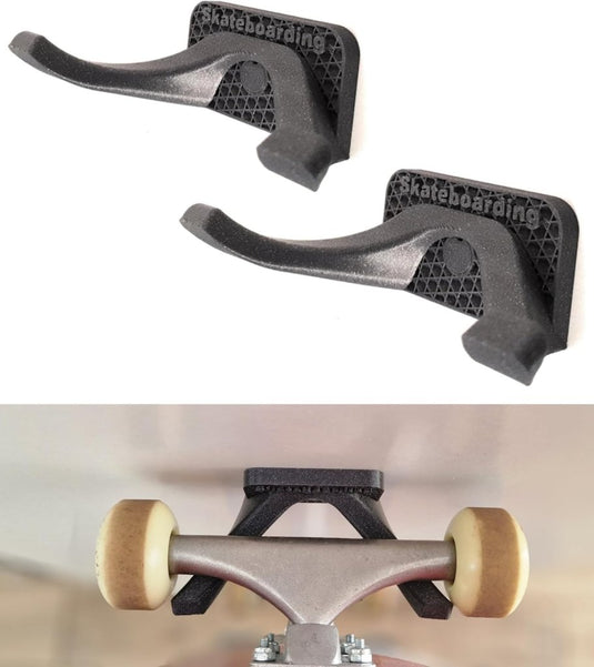 Skateboard wandhouder modern design grijs - happygetfit.com