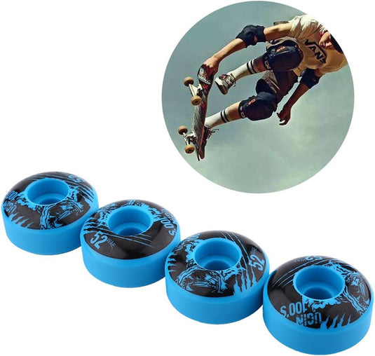 Skateboardwielen set van 4 PU 52 mm - happygetfit.com