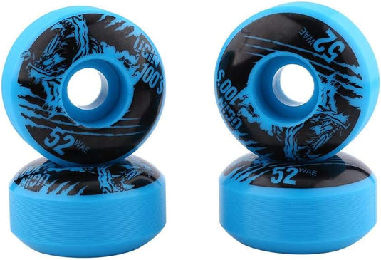 Skateboardwielen set van 4 PU 52 mm - happygetfit.com
