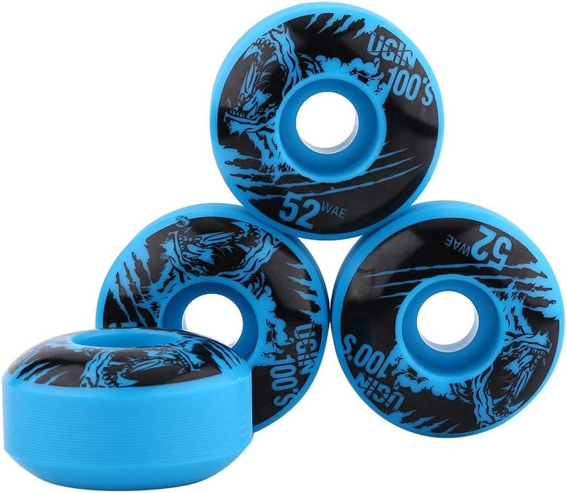 Load image into Gallery viewer, Skateboardwielen set van 4 PU 52 mm - happygetfit.com
